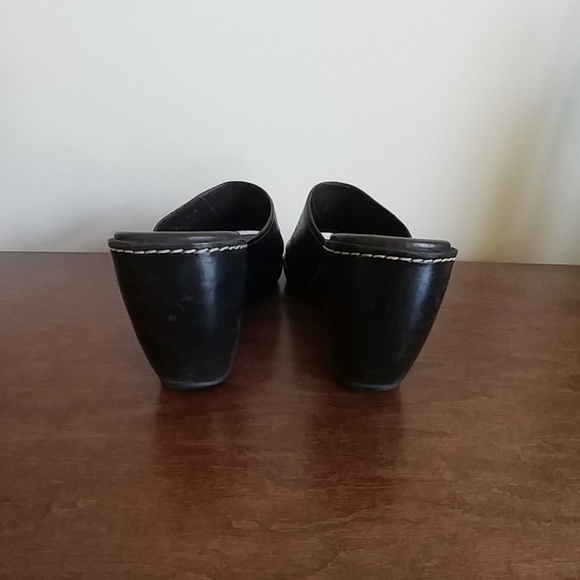 Cole Haan chocolate brown leather wedge - Picture 2 of 8